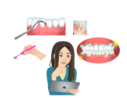 定期健診に対する意識の向上/イラストによる正しい理解