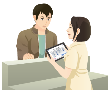 iPadで意識チェック